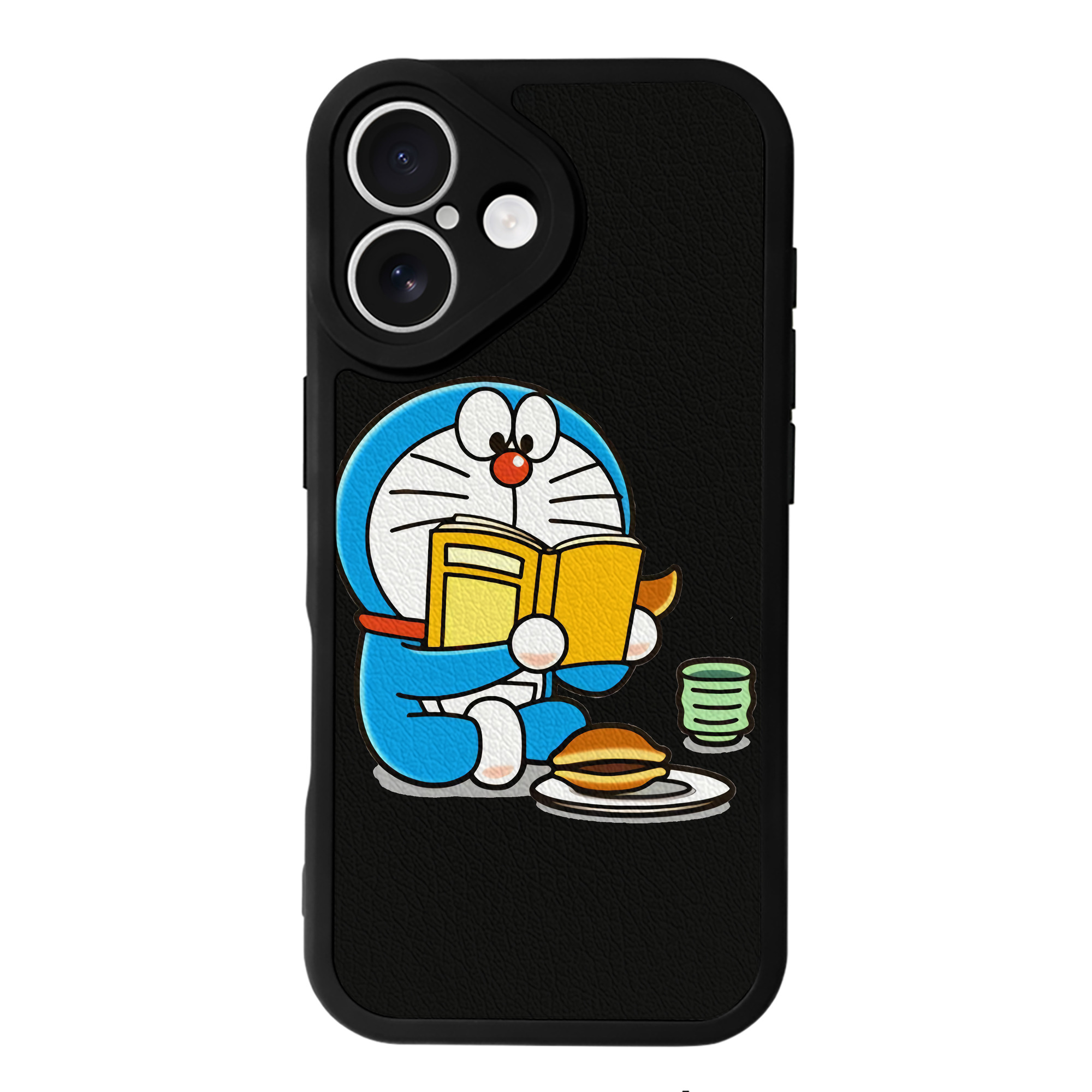 （画像用） ドラえもん Doraemon 【iPhone 16シリーズ対応】シリコンスマホケース（レザー調） 材質：シリコン